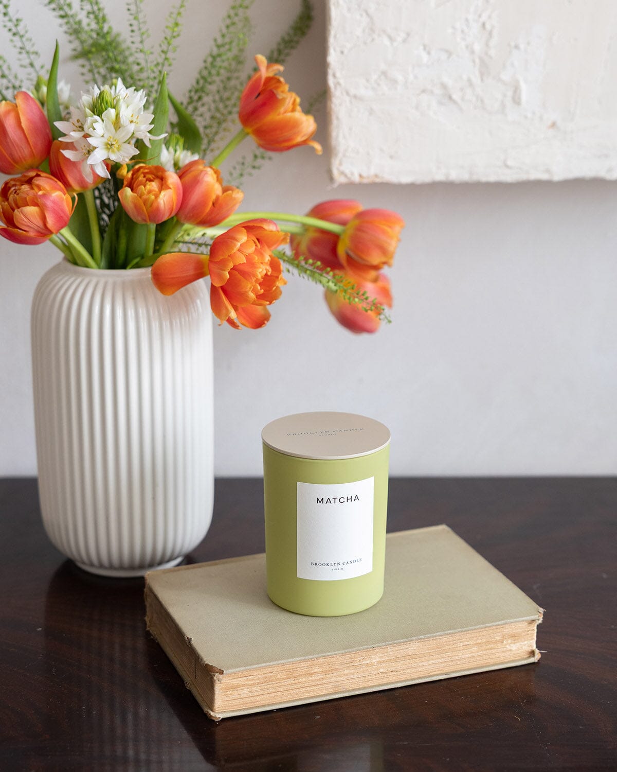 Matcha Limited Edition Candle Herbarium Collection Brooklyn Candle Studio