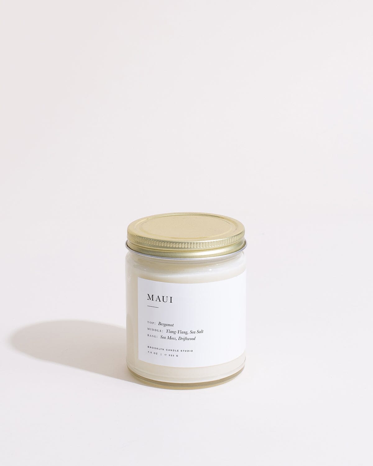 Maui Jar Candle Minimalist Brooklyn Candle Studio