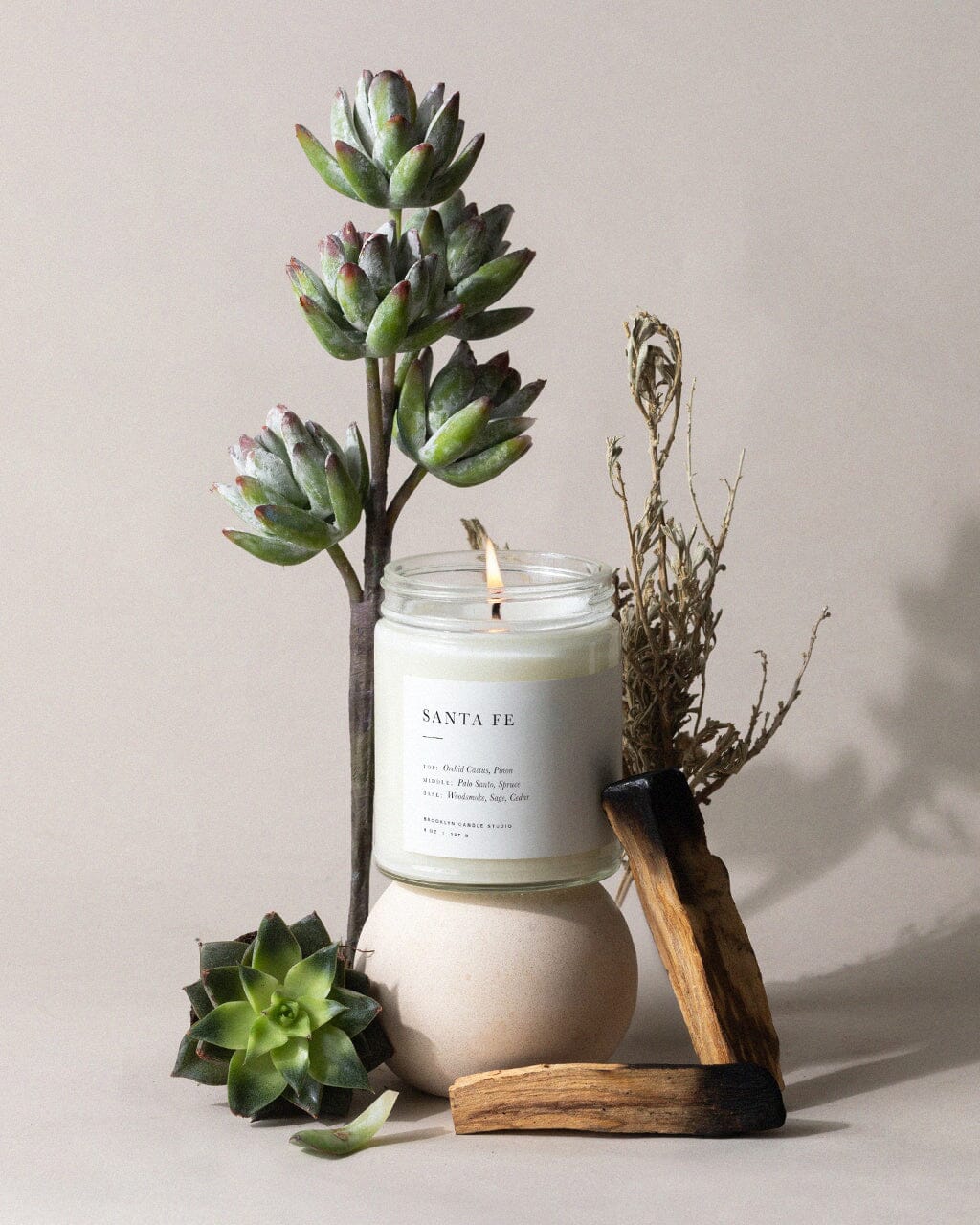 Santa Fe Jar Candle Minimalist Brooklyn Candle Studio