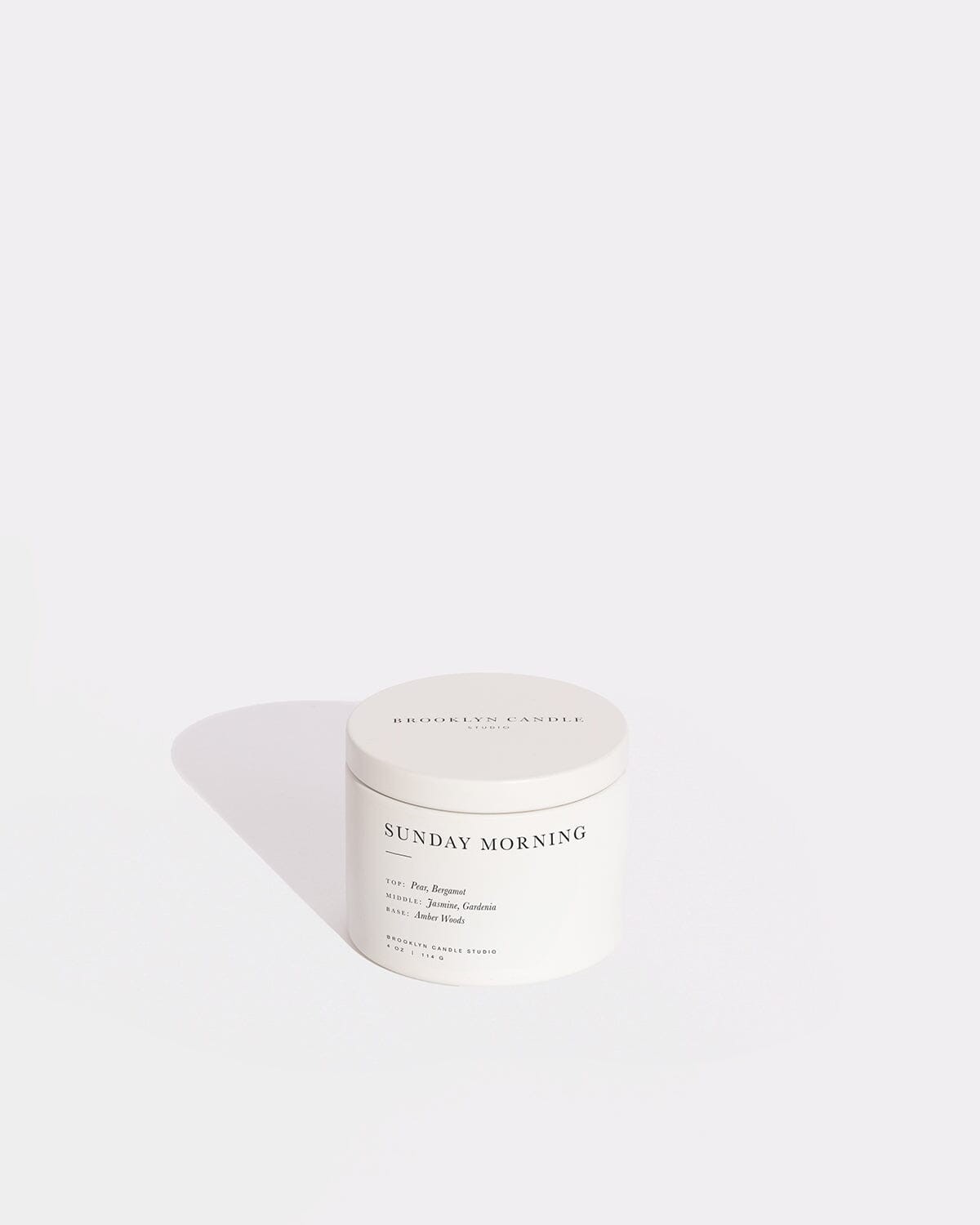 Sunday Morning Travel Candle Mini Candle Tins Brooklyn Candle Studio