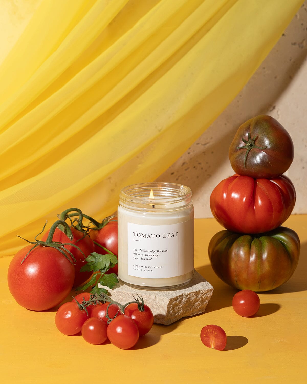 Tomato Leaf Jar Candle Minimalist Brooklyn Candle Studio