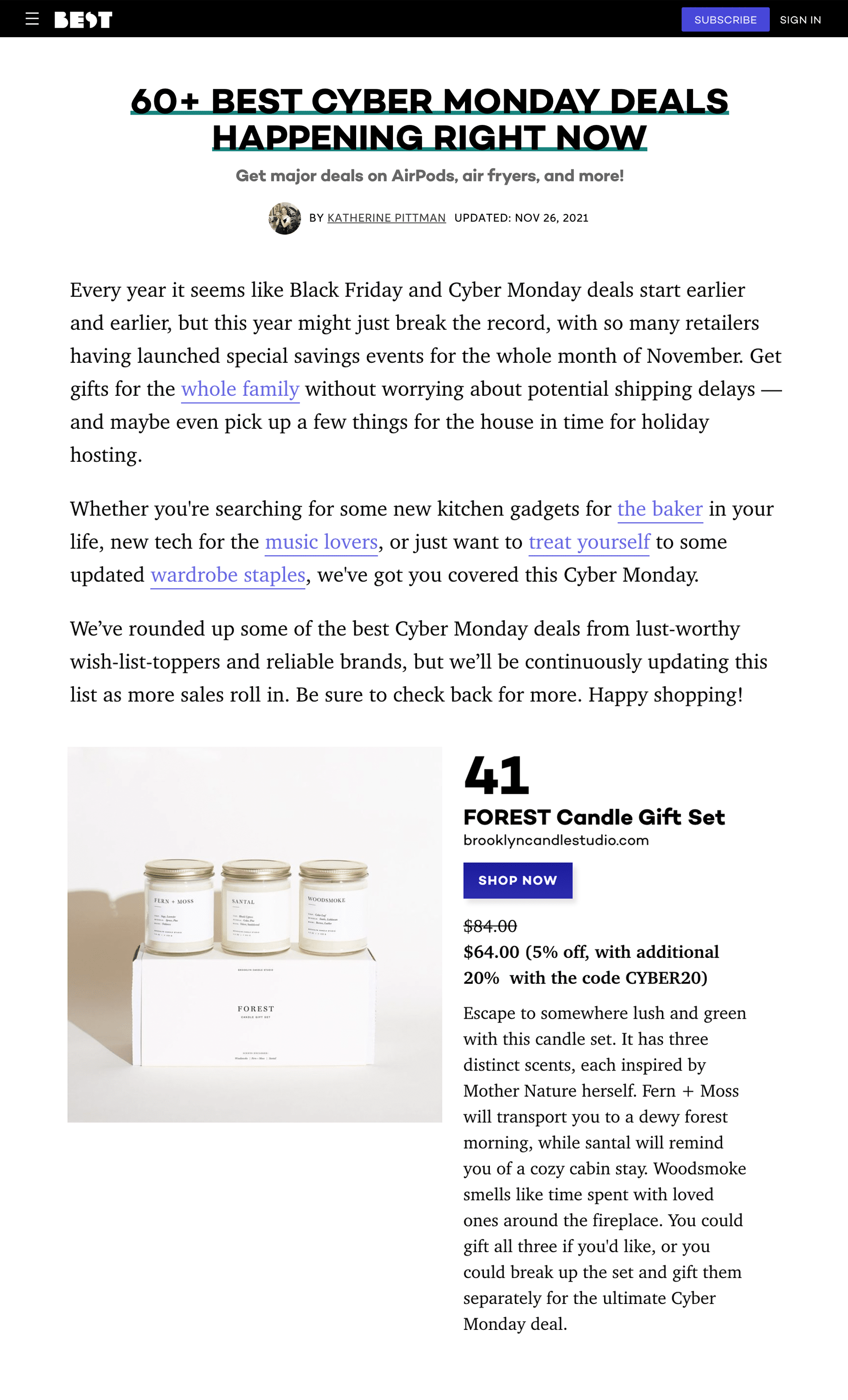 Best Products: November 2021