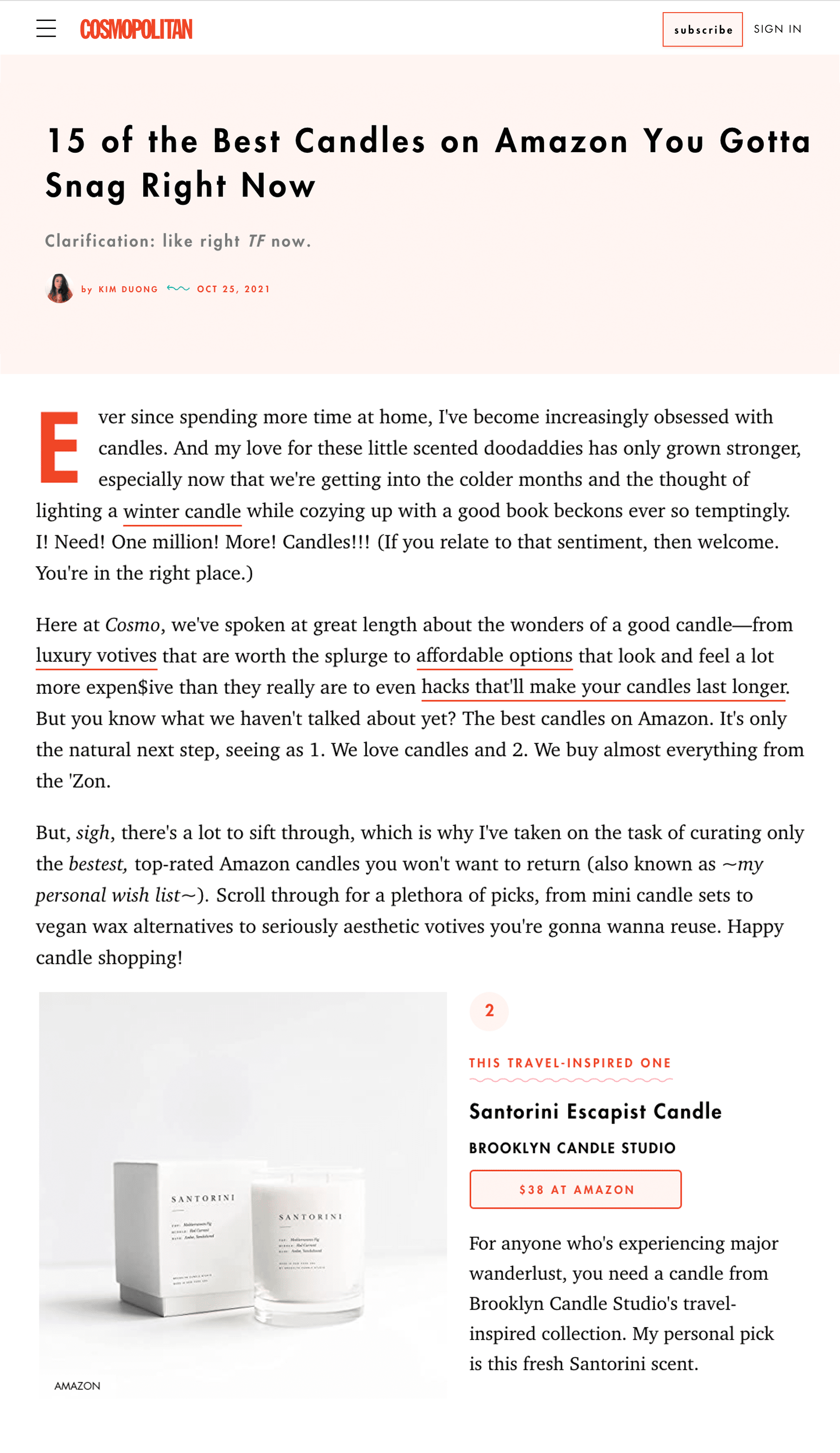 Cosmopolitan: October 2021