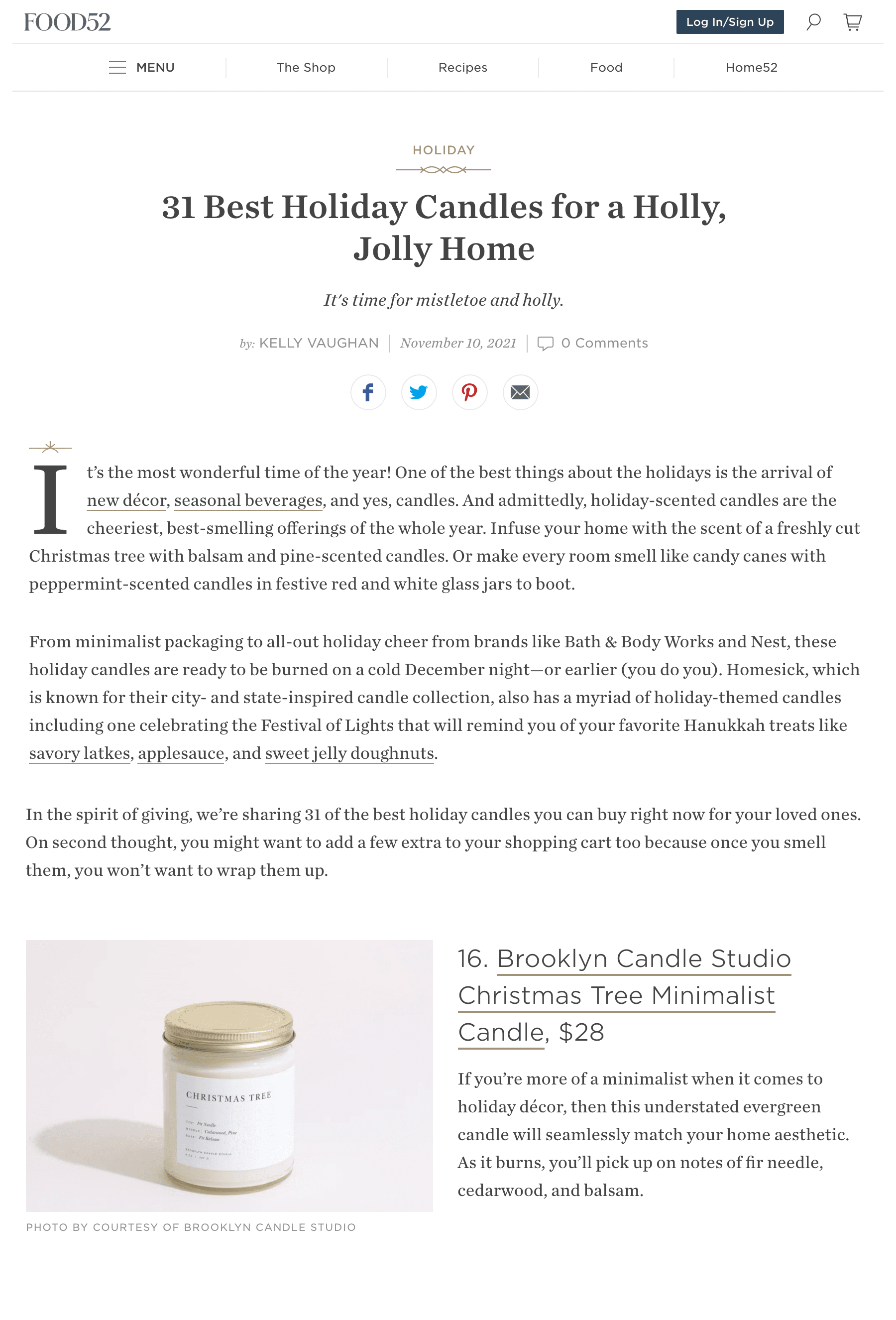 Food52: November 2021