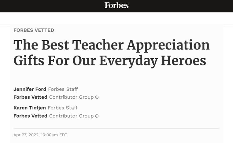 FORBES: APRIL 2022