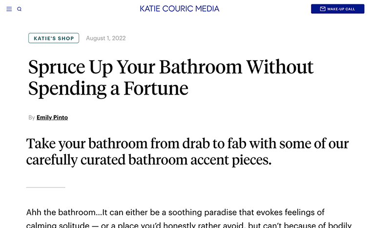 KATIE COURIC: AUGUST 2022