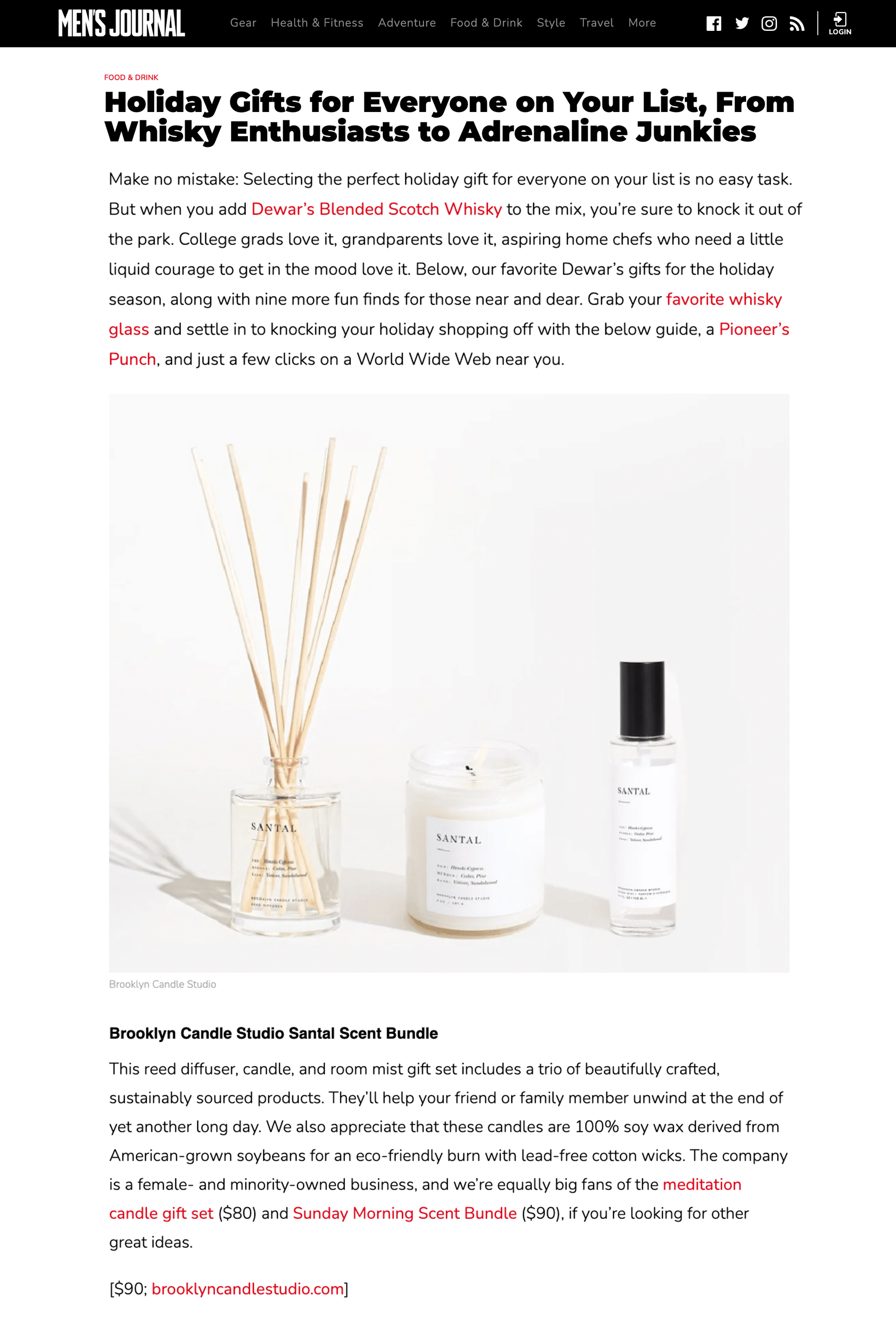 MEN'S JOURNAL: DECEMBER 2021