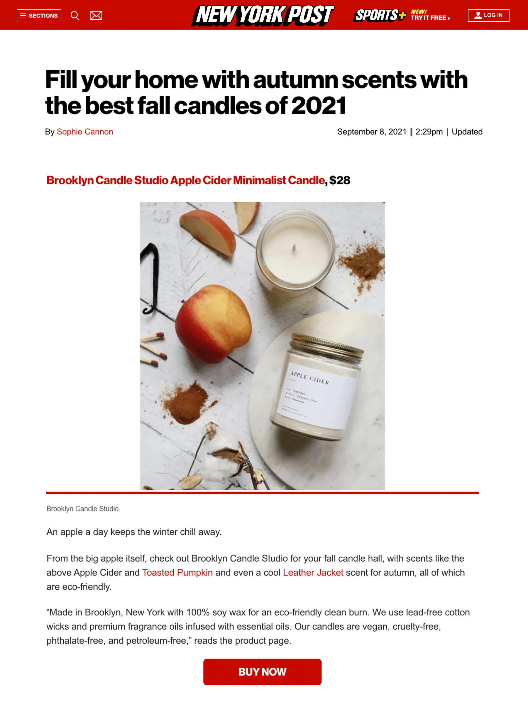 NY Post: September 2021