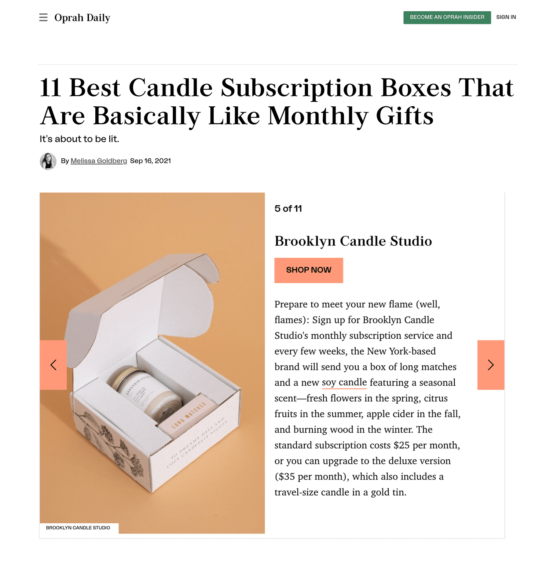 Oprah Daily: September 2021