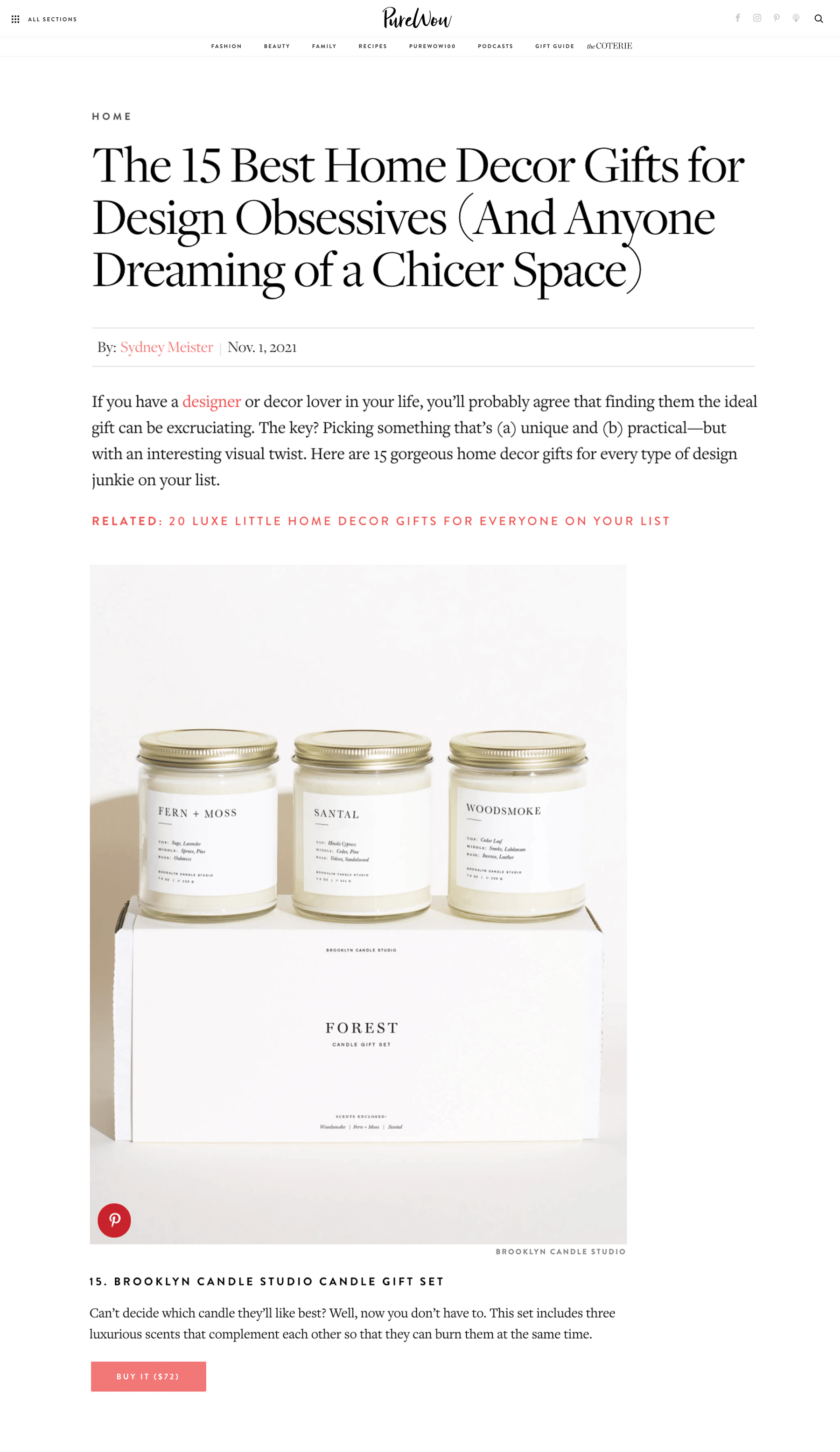 PureWoW: November 2021