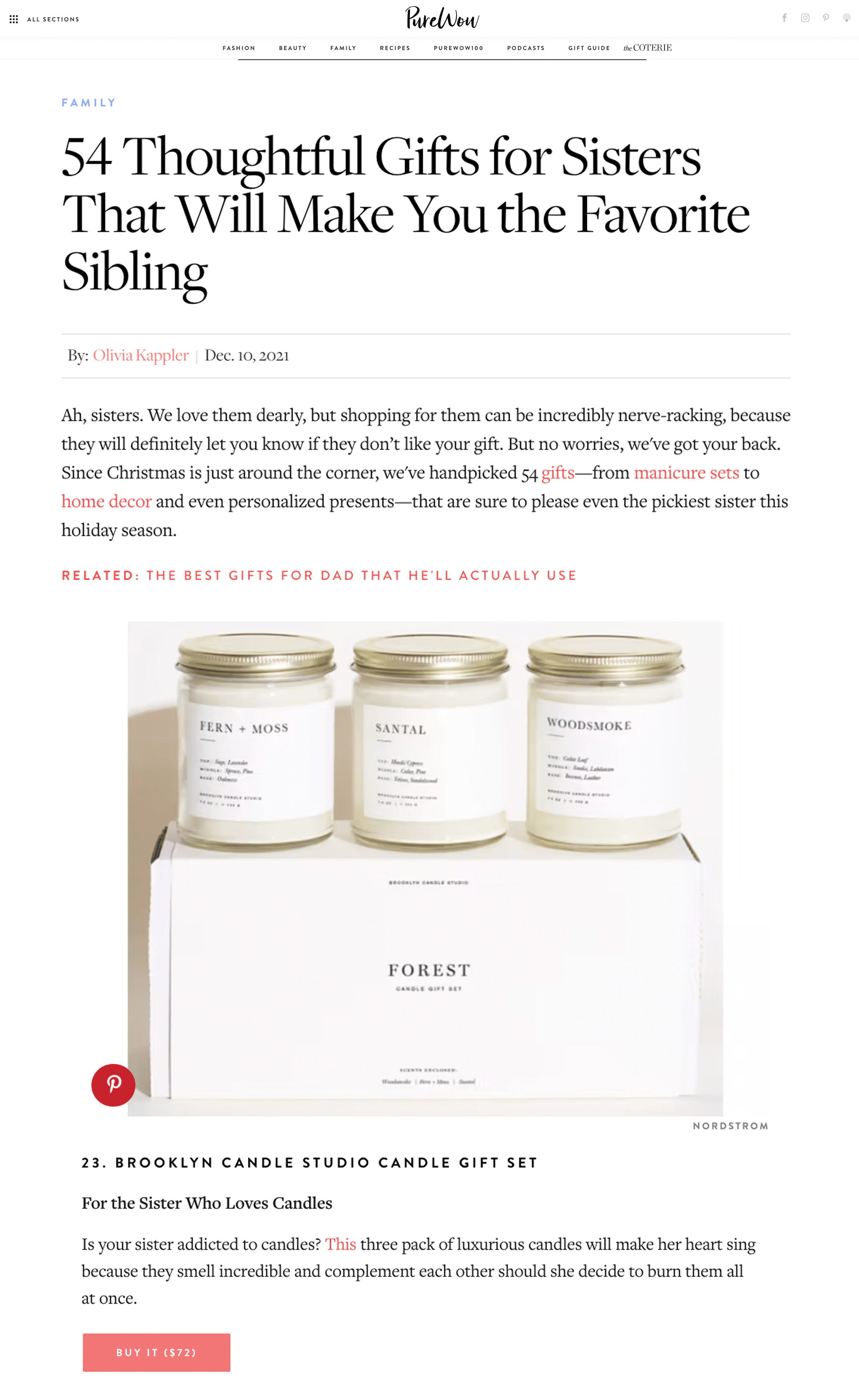 PUREWOW: DECEMBER 2021
