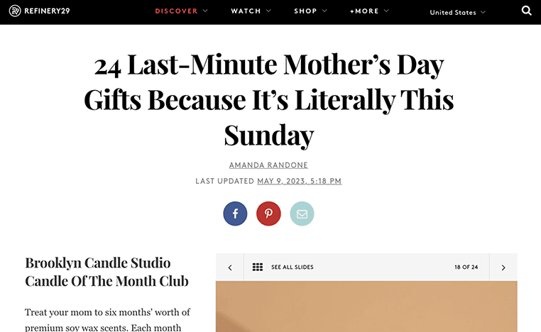 REFINERY29: MAY 2023