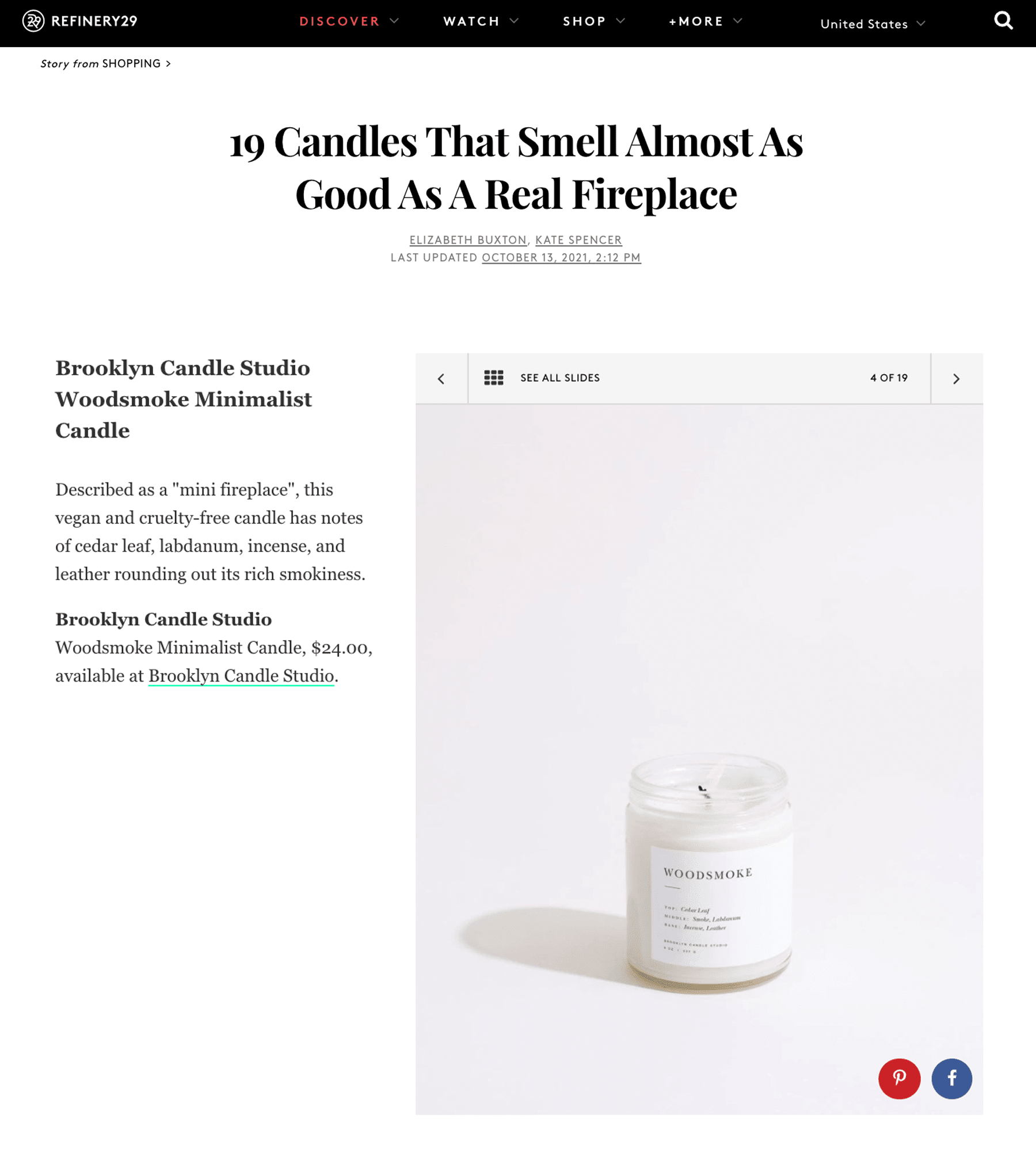 Refinery29: October 2021