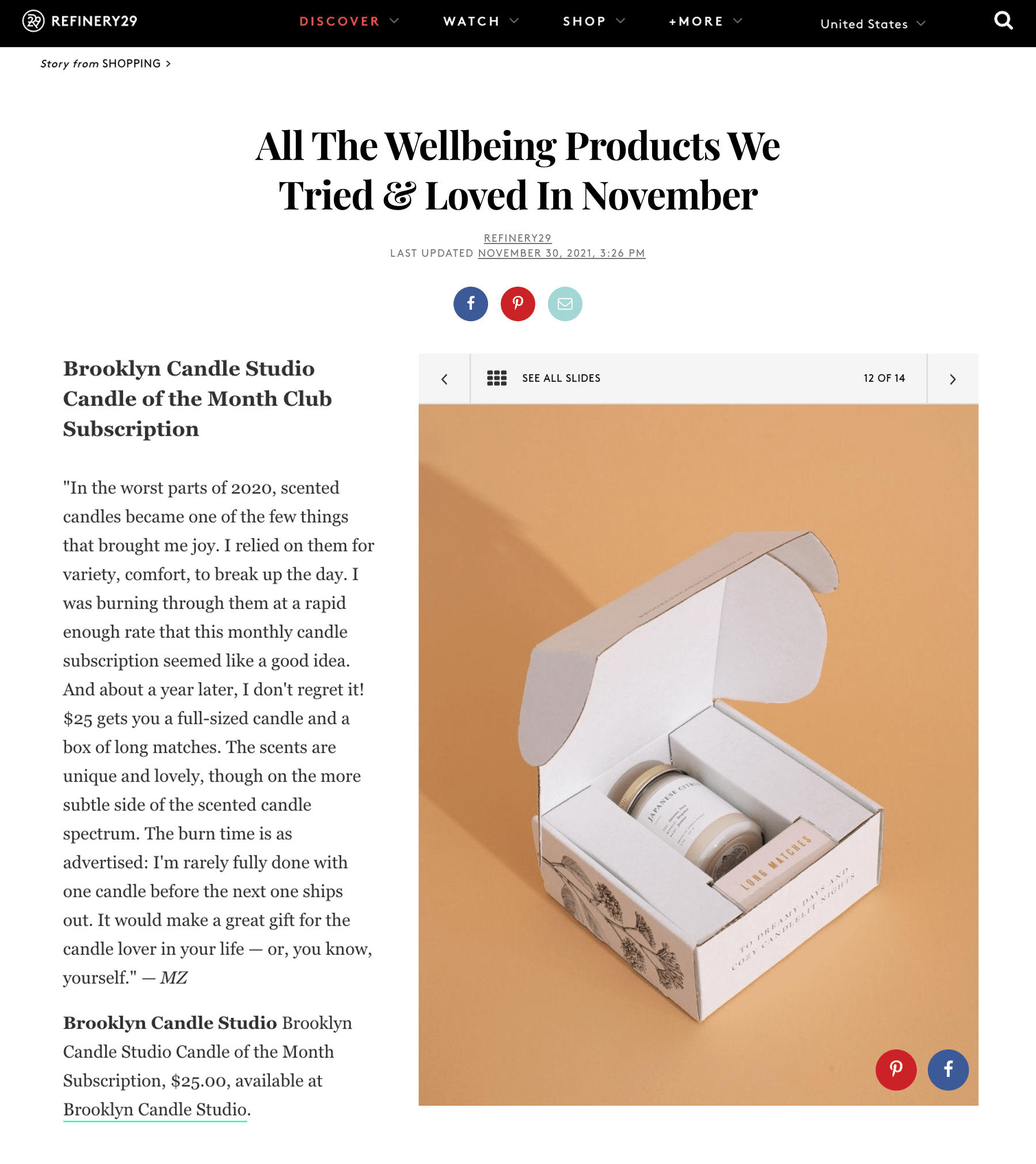 Refinery29: November 2021