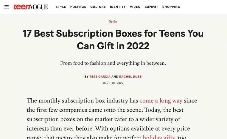 TEENVOGUE: JUNE 2022