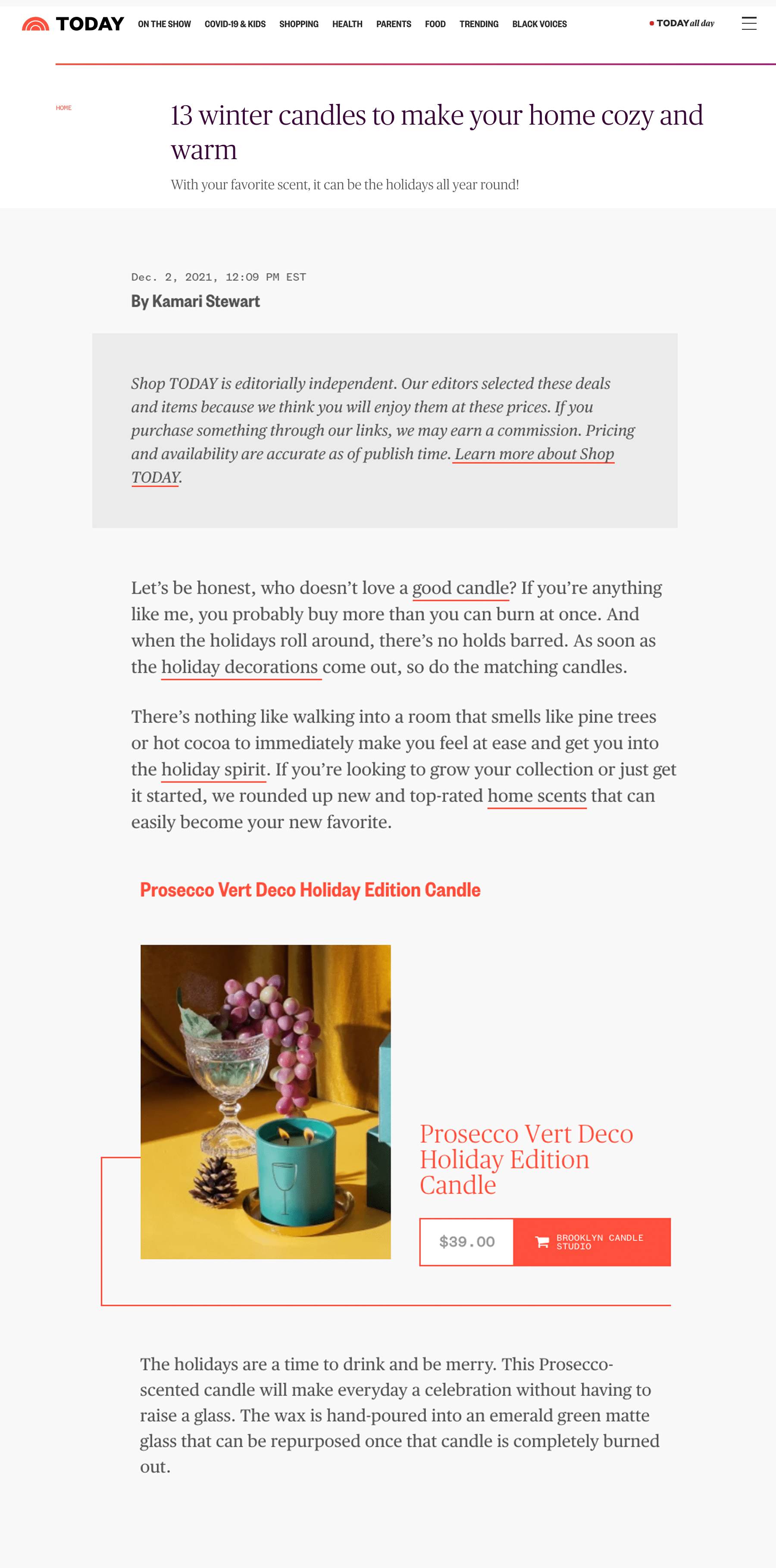 TODAY ONLINE: DECEMBER 2021