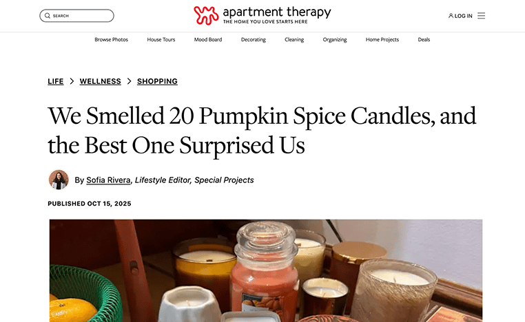 Apartment Therapy: October 2025