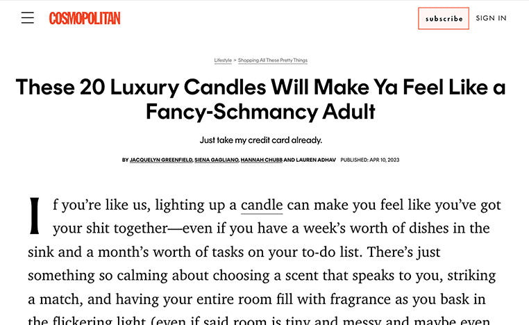 Cosmopolitan: April 2023