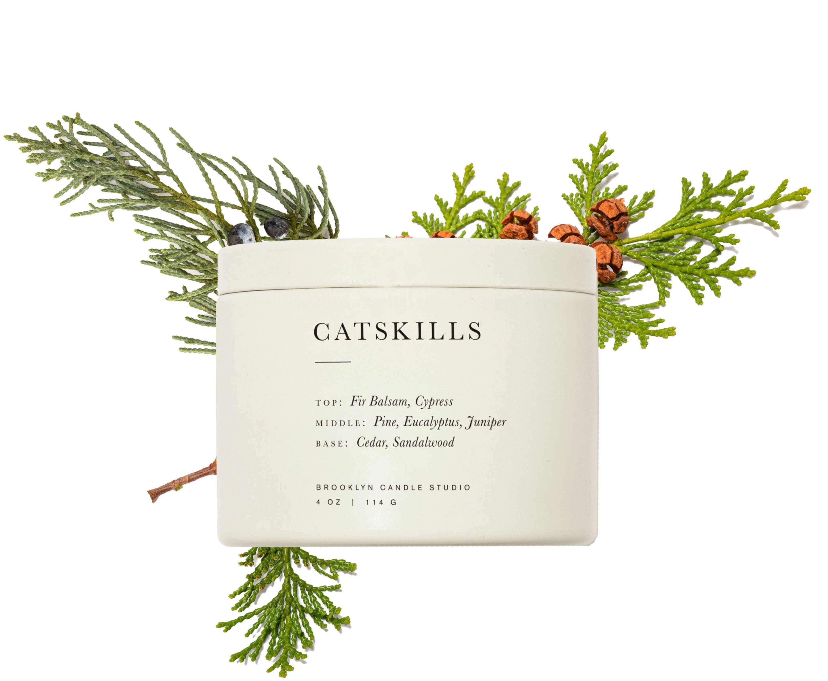 Catskills Travel Candle Scent Composition 