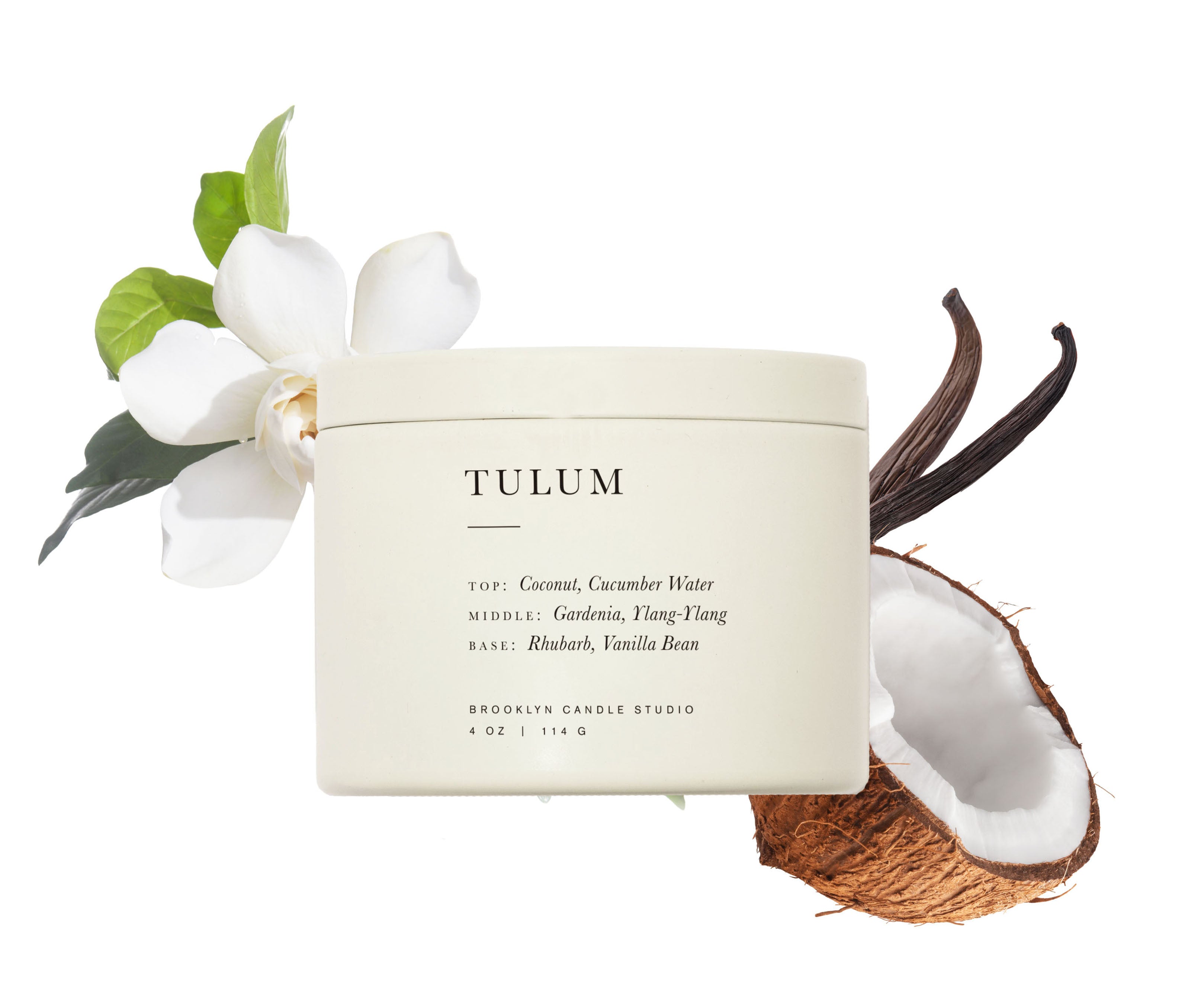 Tulum Travel Candle Scent Composition 