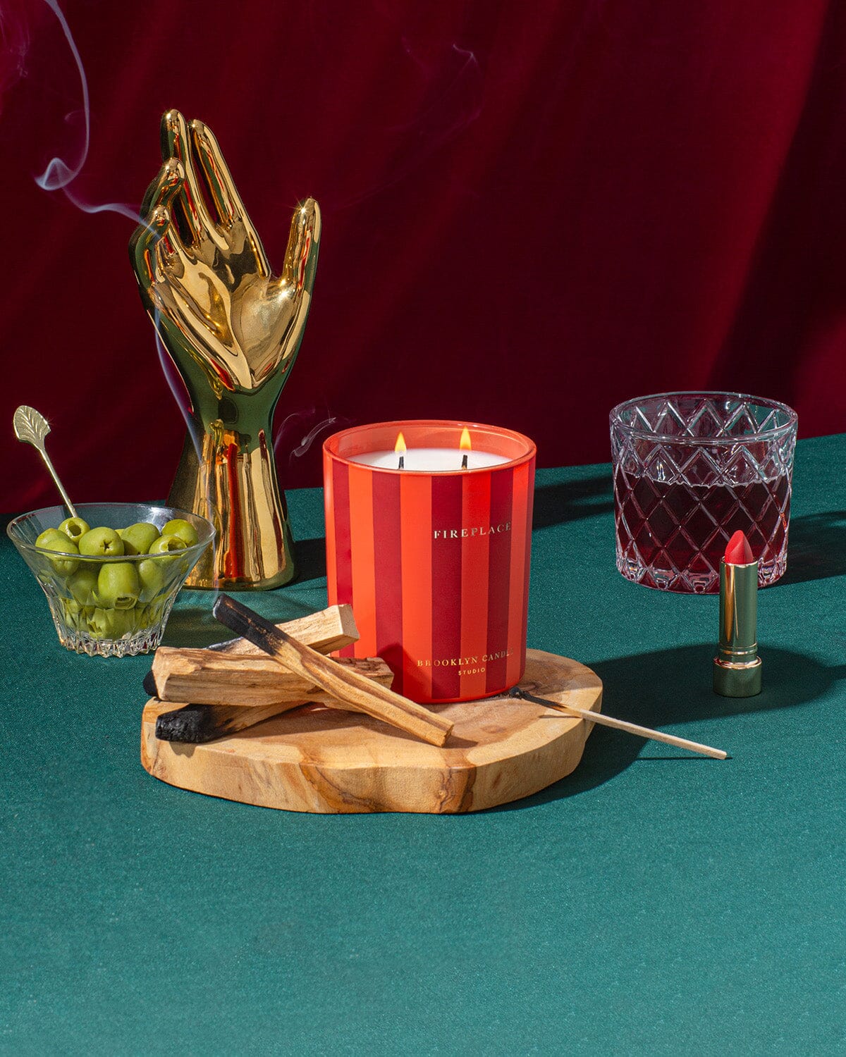 Fireplace Holiday Candle Limited Edition Brooklyn Candle Studio 