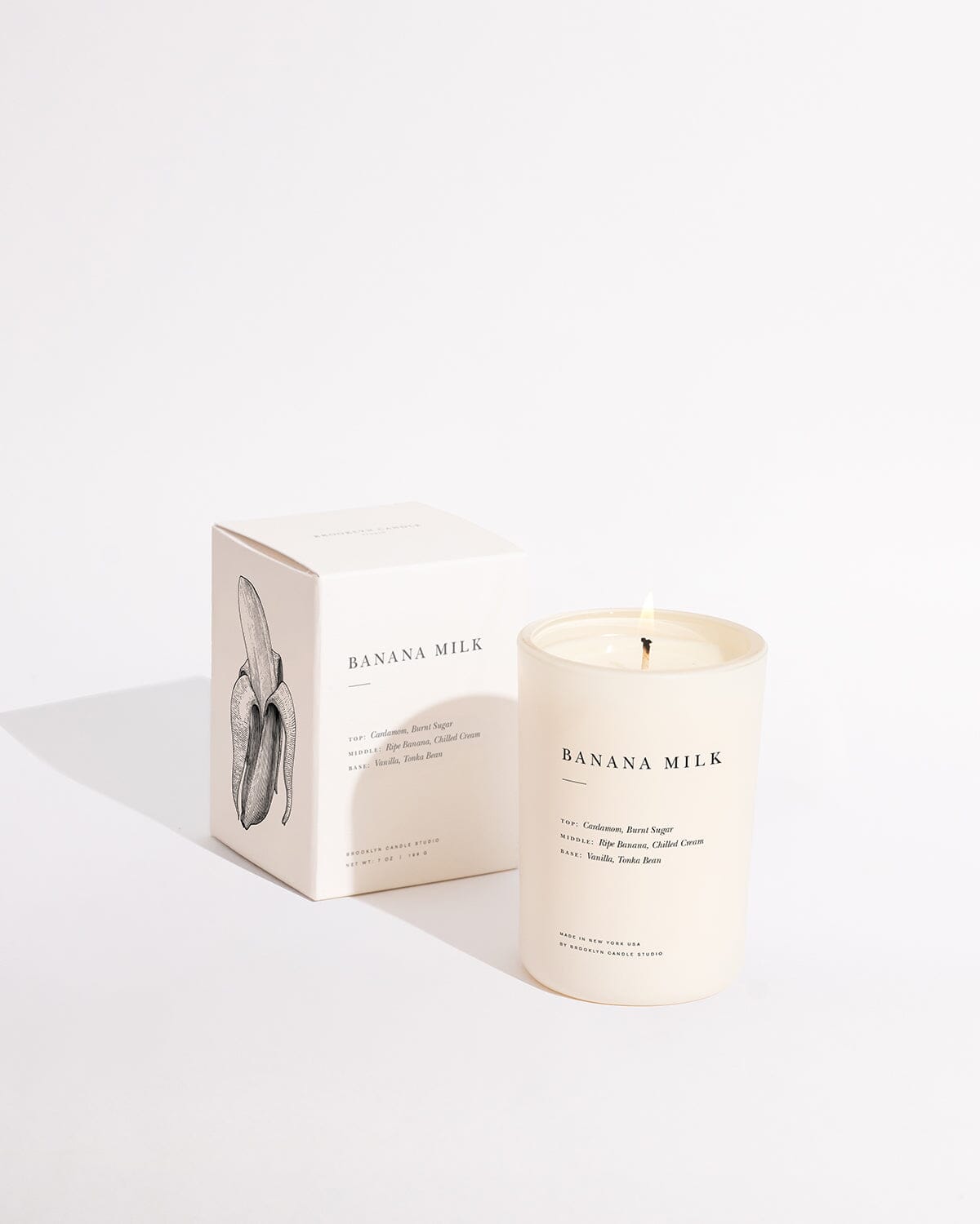 Limited Edition Banana Milk Candle Limited Edition Brooklyn Candle Studio 