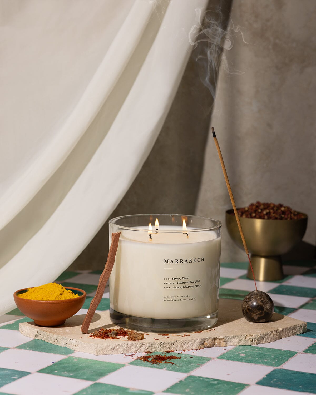 Marrakech XL 3-Wick Candle Maximalist Brooklyn Candle Studio 