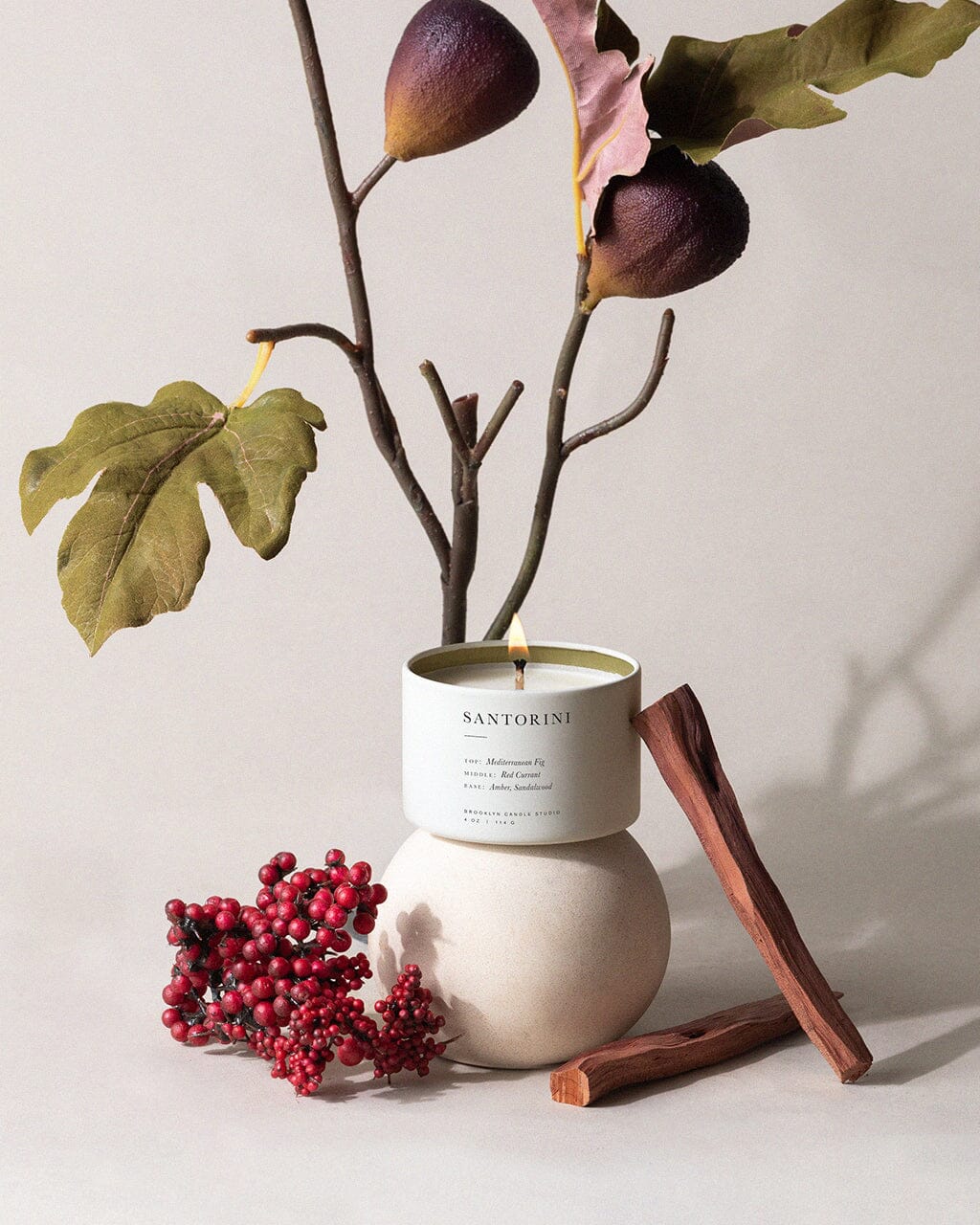 Santorini Travel Candle Mini Candle Tins Brooklyn Candle Studio 