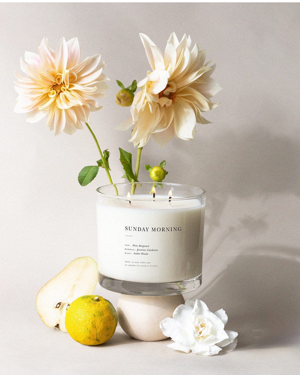 Sunday Morning XL 3-Wick Candle Maximalist Brooklyn Candle Studio 
