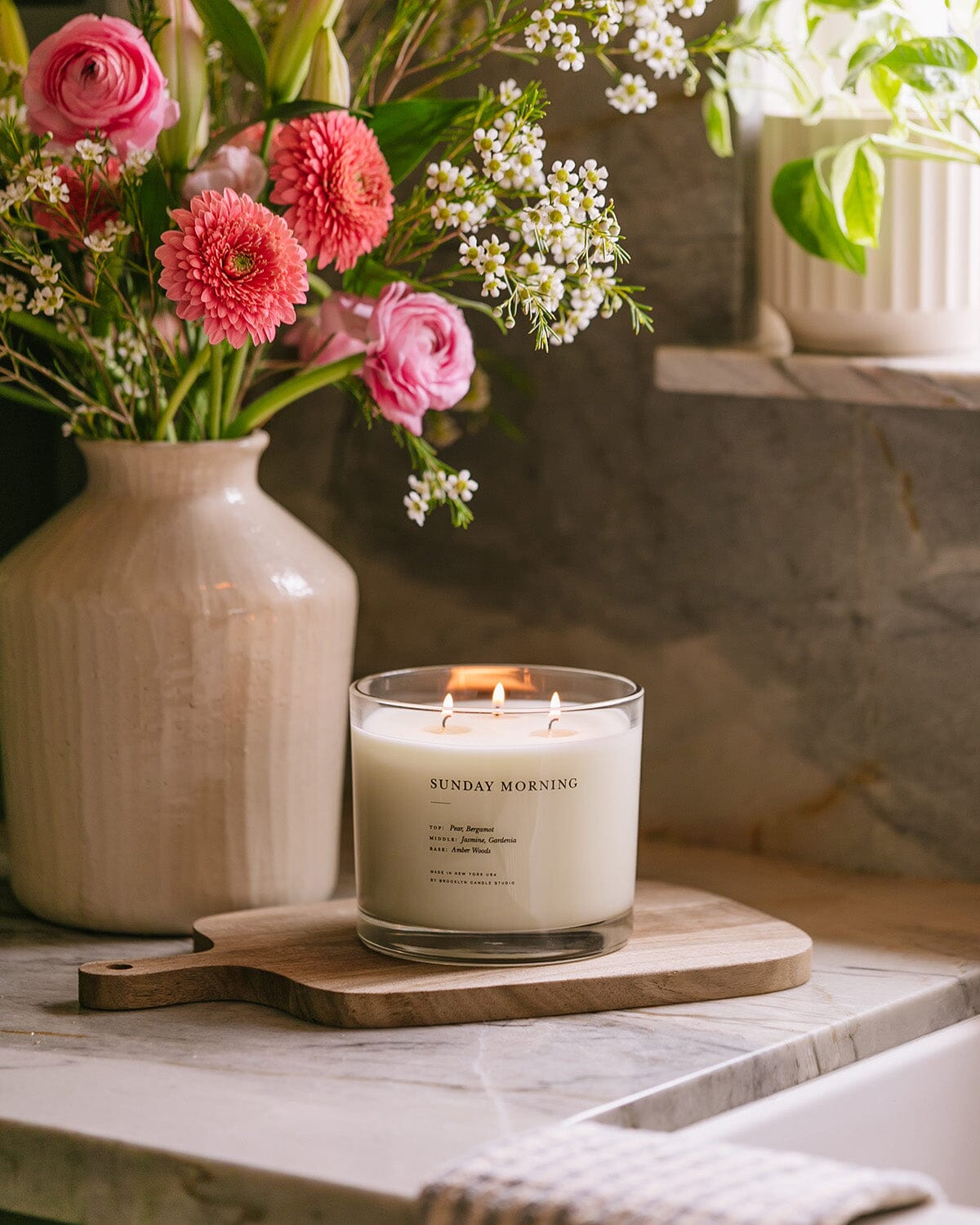 Sunday Morning XL 3-Wick Candle Maximalist Brooklyn Candle Studio 