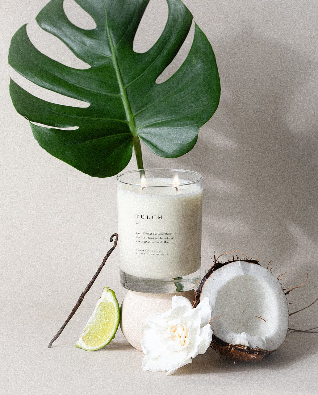 Tulum Classic 2-Wick Candle Escapist Collection Brooklyn Candle Studio 