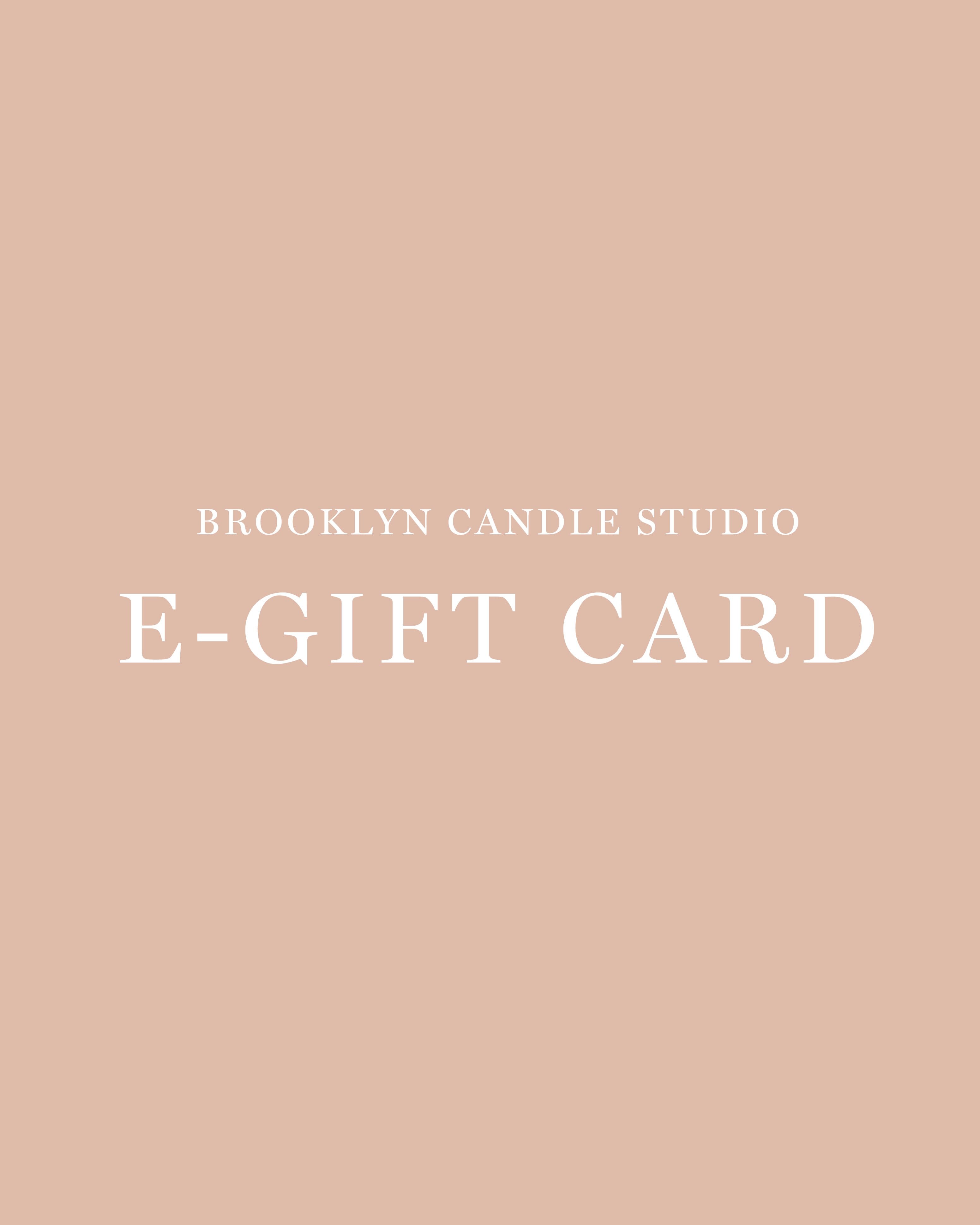 Brooklyn Candle Studio e-Gift Card Gift Cards Brooklyn Candle Studio 
