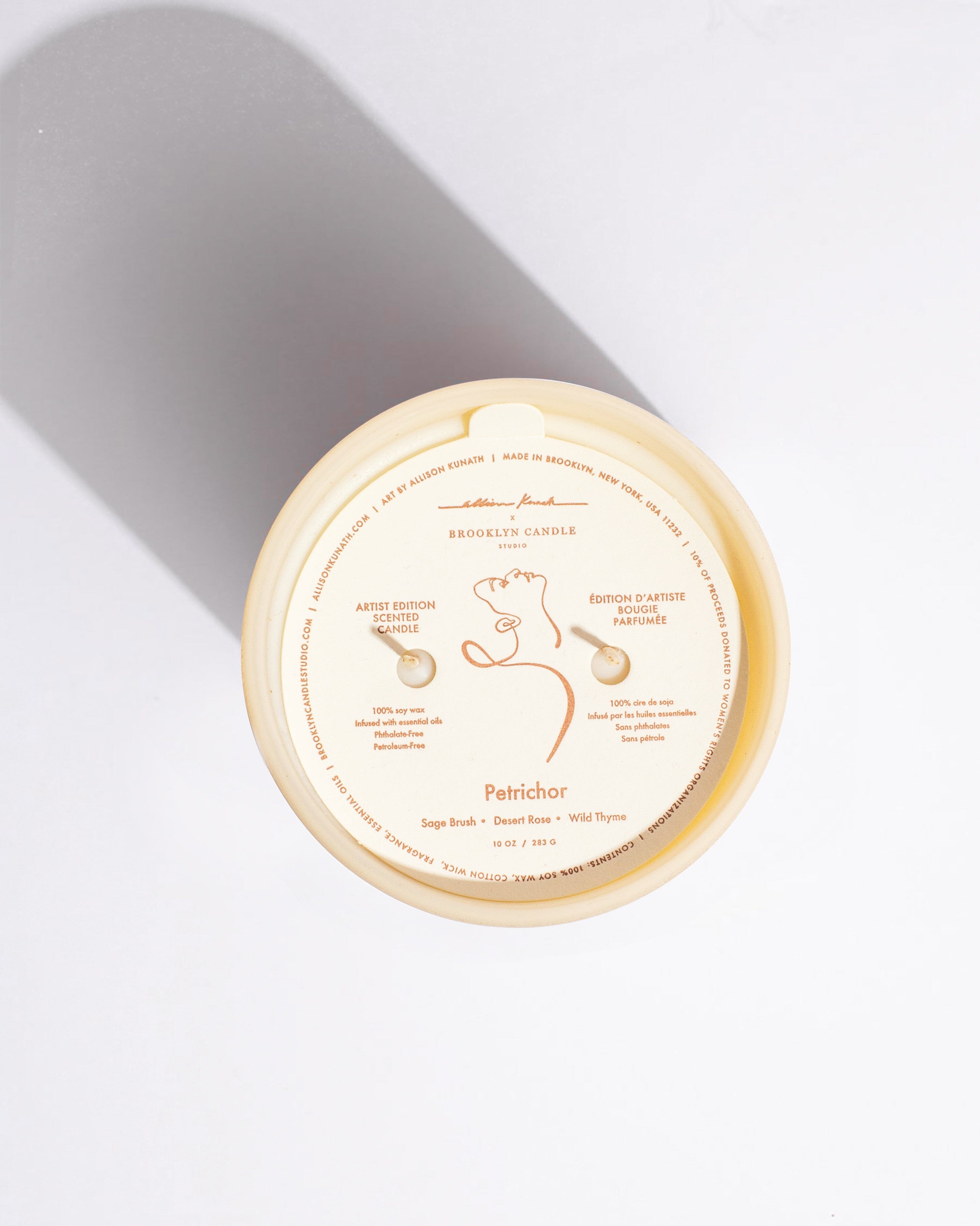 Petrichor - Allison Kunath Artist Edition Candle Allison Kunath Brooklyn Candle Studio 