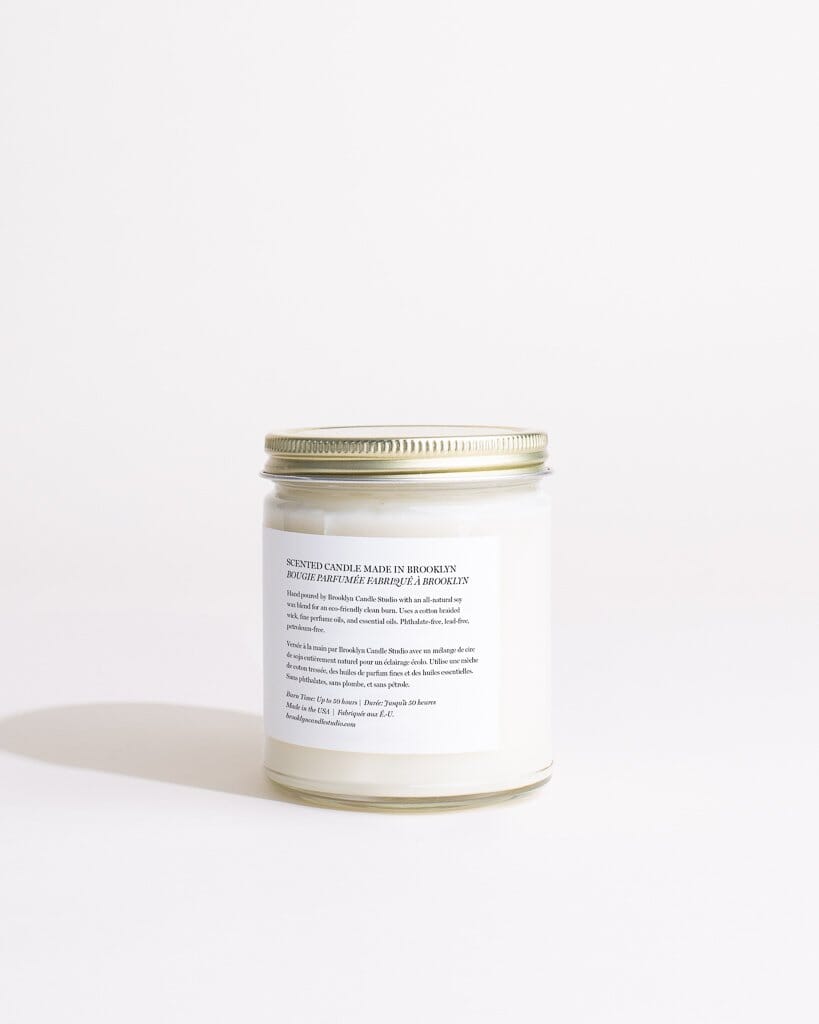 Santal Jar Candle Minimalist Brooklyn Candle Studio 