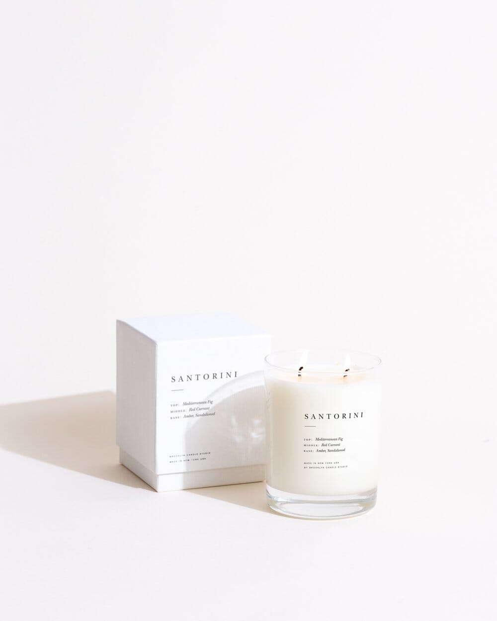 Santorini Classic 2-Wick Candle Escapist Collection Brooklyn Candle Studio 