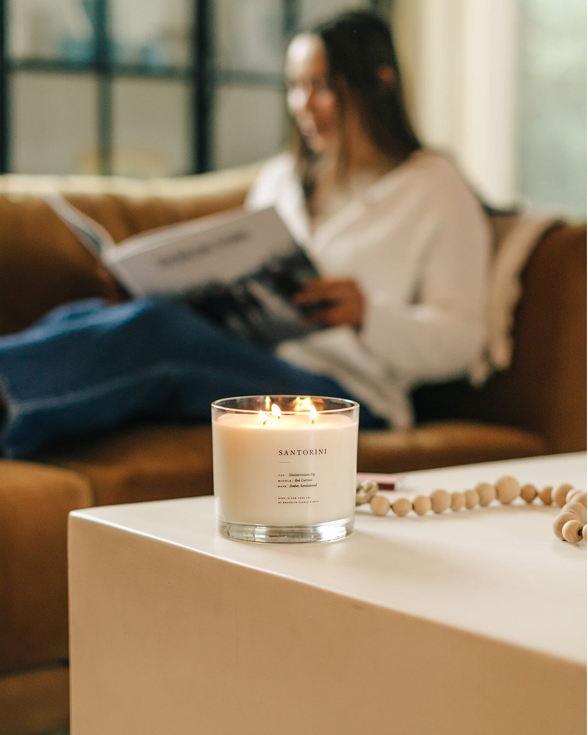 Santorini XL 3-Wick Candle Maximalist Brooklyn Candle Studio 