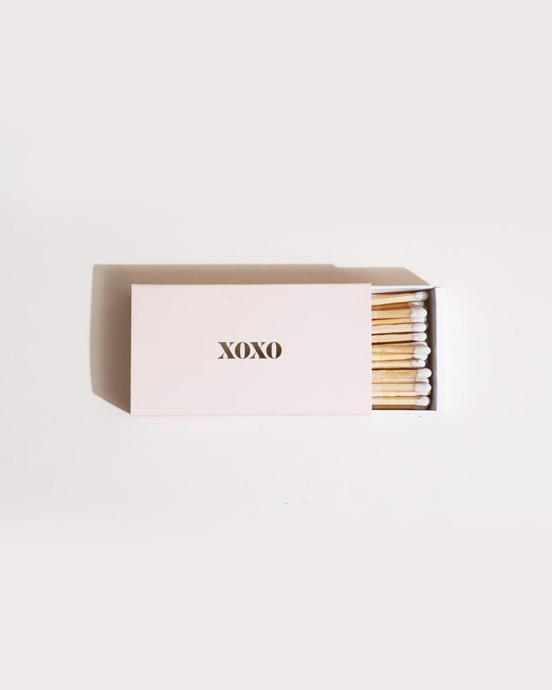 XOXO Dusty Pink Long Matches Gifting & Accessories Brooklyn Candle Studio 